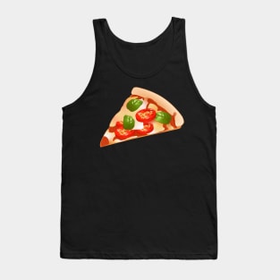 Margherita Pizza Pattern Tank Top